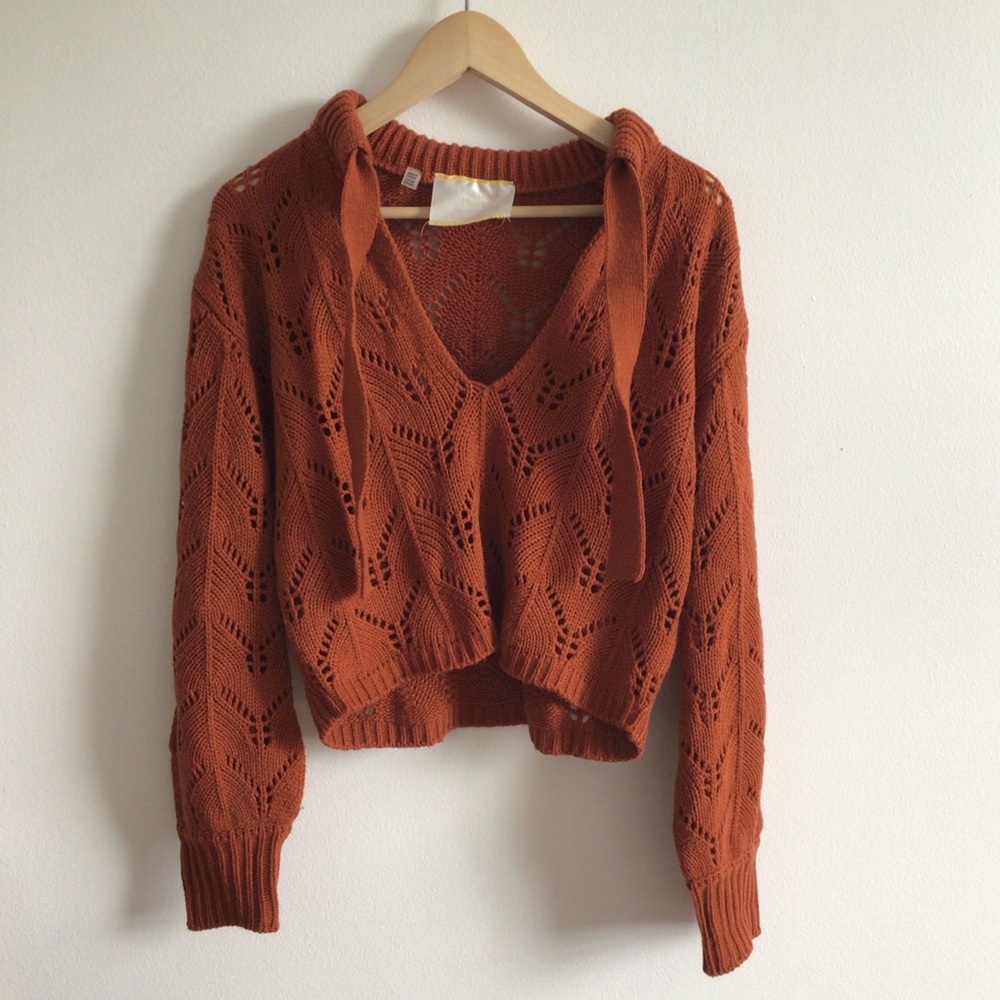3 for $25 Orange Sweater from California Moonrise